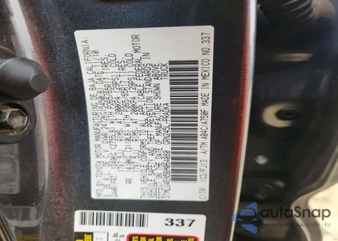 2011 Toyota Tacoma Double Cab z USA, uszkodzony, nr VIN 3TMLU4EN5BM064080